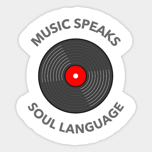 Music Speaks Soul Language Sticker by Shems Arts